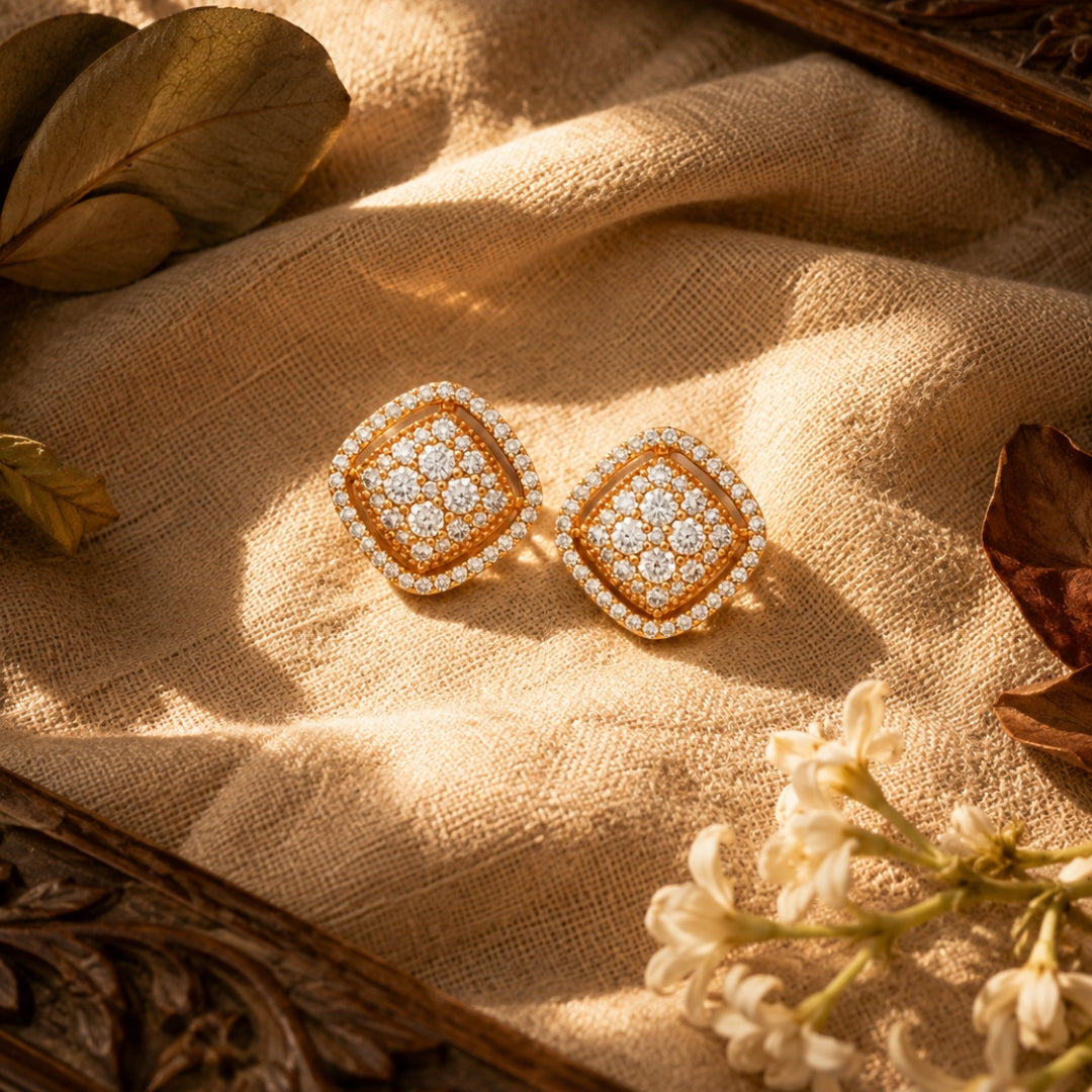 Miayaa Marquise Cluster Studs