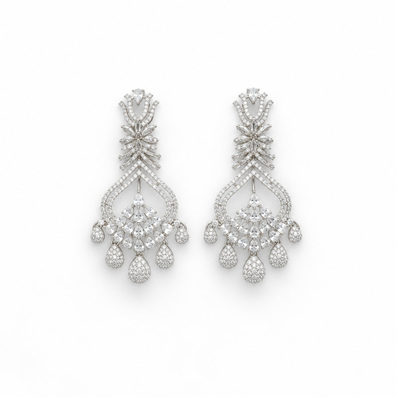 Miayaa Cascade Lumière Chandelier Earrings