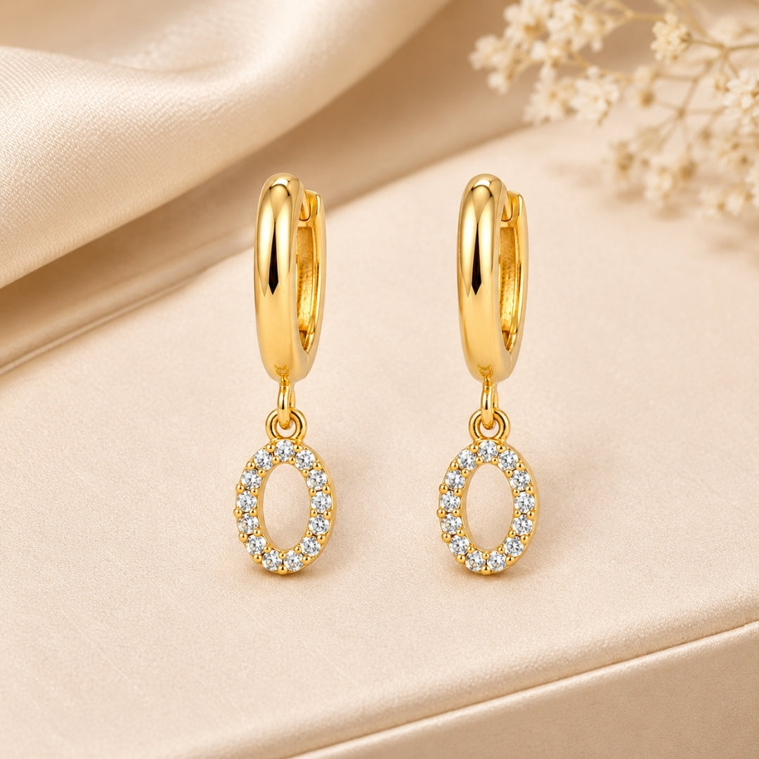 Miayaa Snowflake Cluster Studs - Gold snowflake marquise CZ stud earrings lifestyle