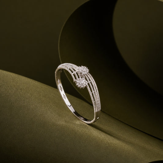 Miayaa Lumière Marquise Station Bangle - lifestyle