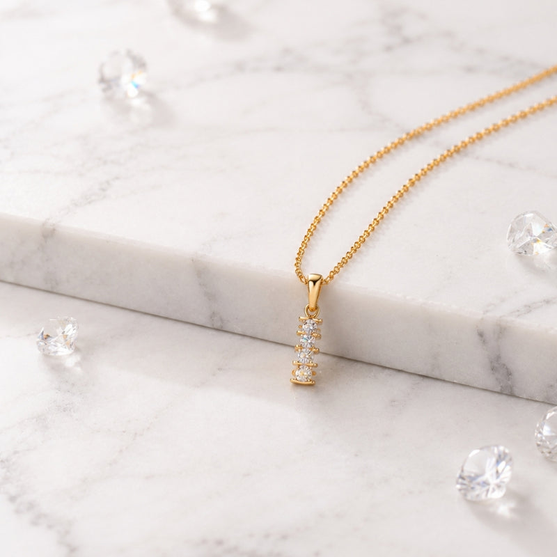 Miayaa Stellar Pavé Ball Pendant Necklace