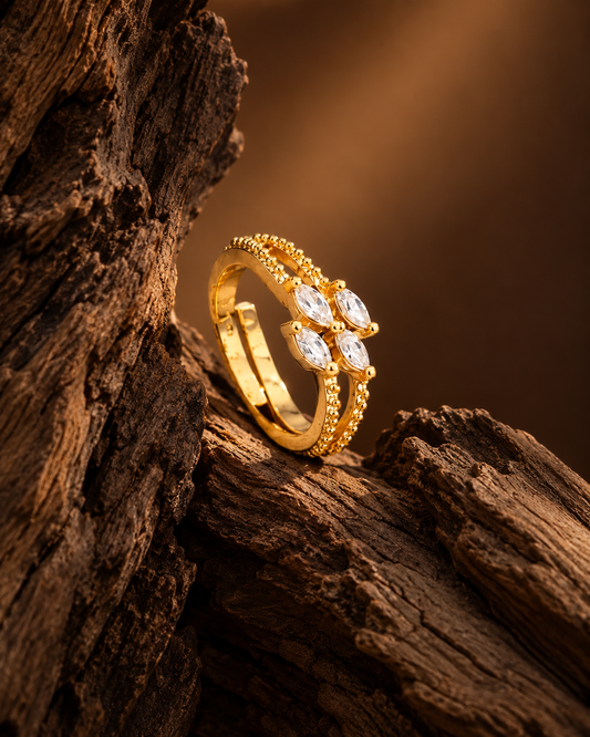 Miayaa Marquise Cluster Ring