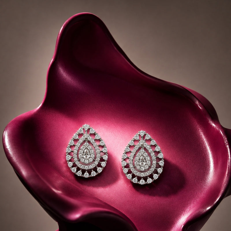 Miayaa Open Halo Studs
