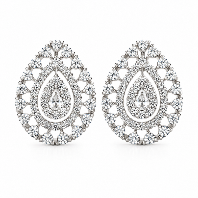Miayaa Open Halo Studs