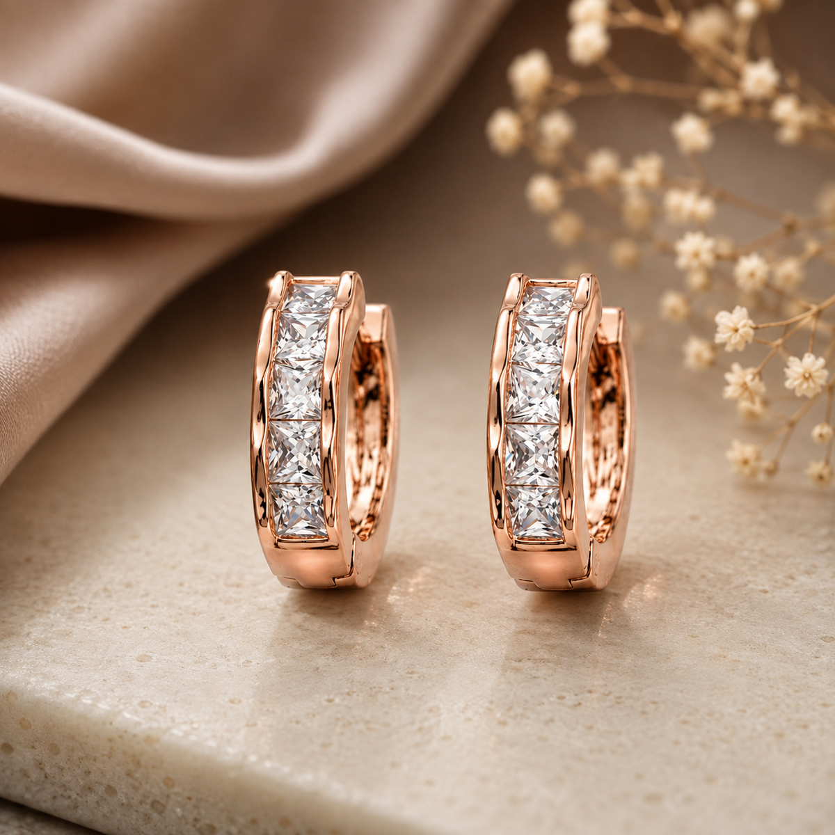 Miayaa Princesse Hoop Earrings – travertine lifestyle
