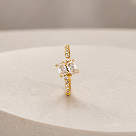 Miayaa Modern Duo Ring