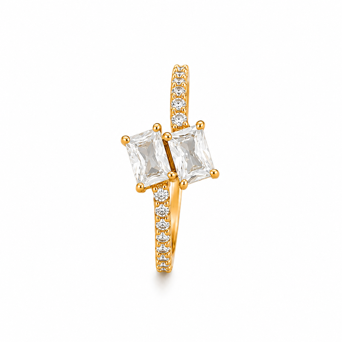 Miayaa Modern Duo Ring