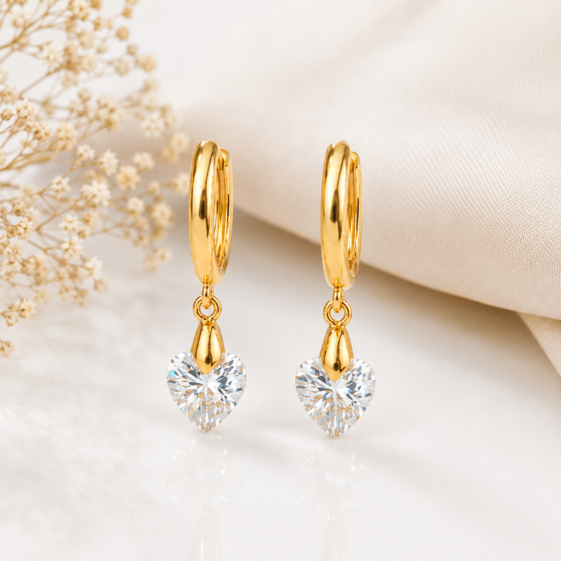 Miayaa Amour Solitaire Earrings