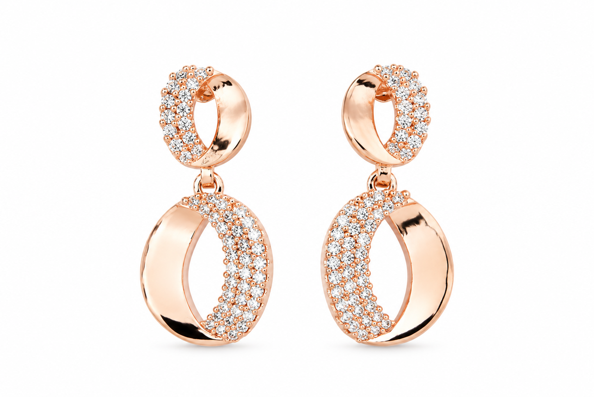 Miayaa Open Diamond Drops – white background