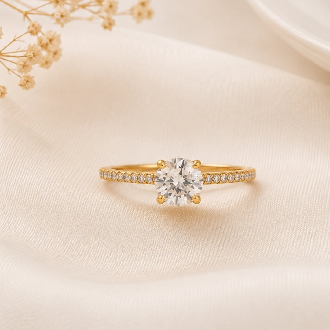 Miayaa Classic Solitaire Ring