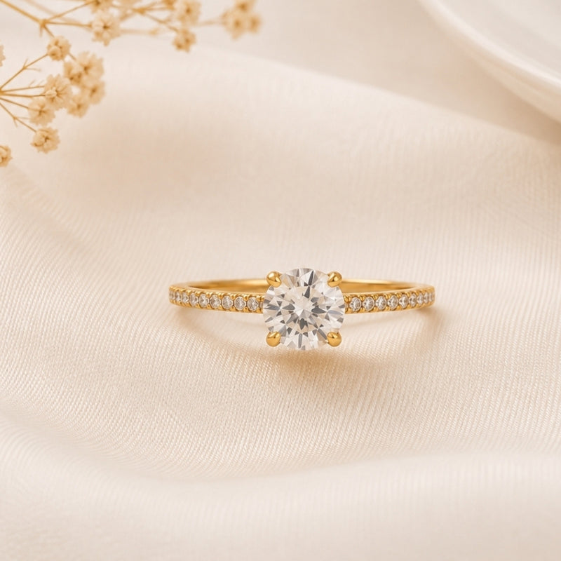 Miayaa Classic Solitaire Ring