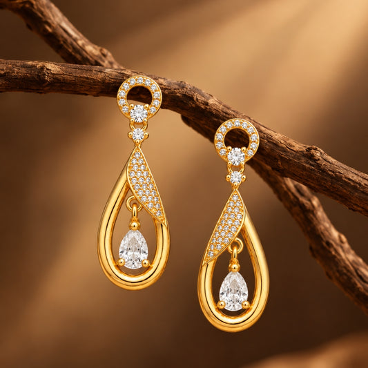 Miayaa Lumière Teardrop Drop Earrings