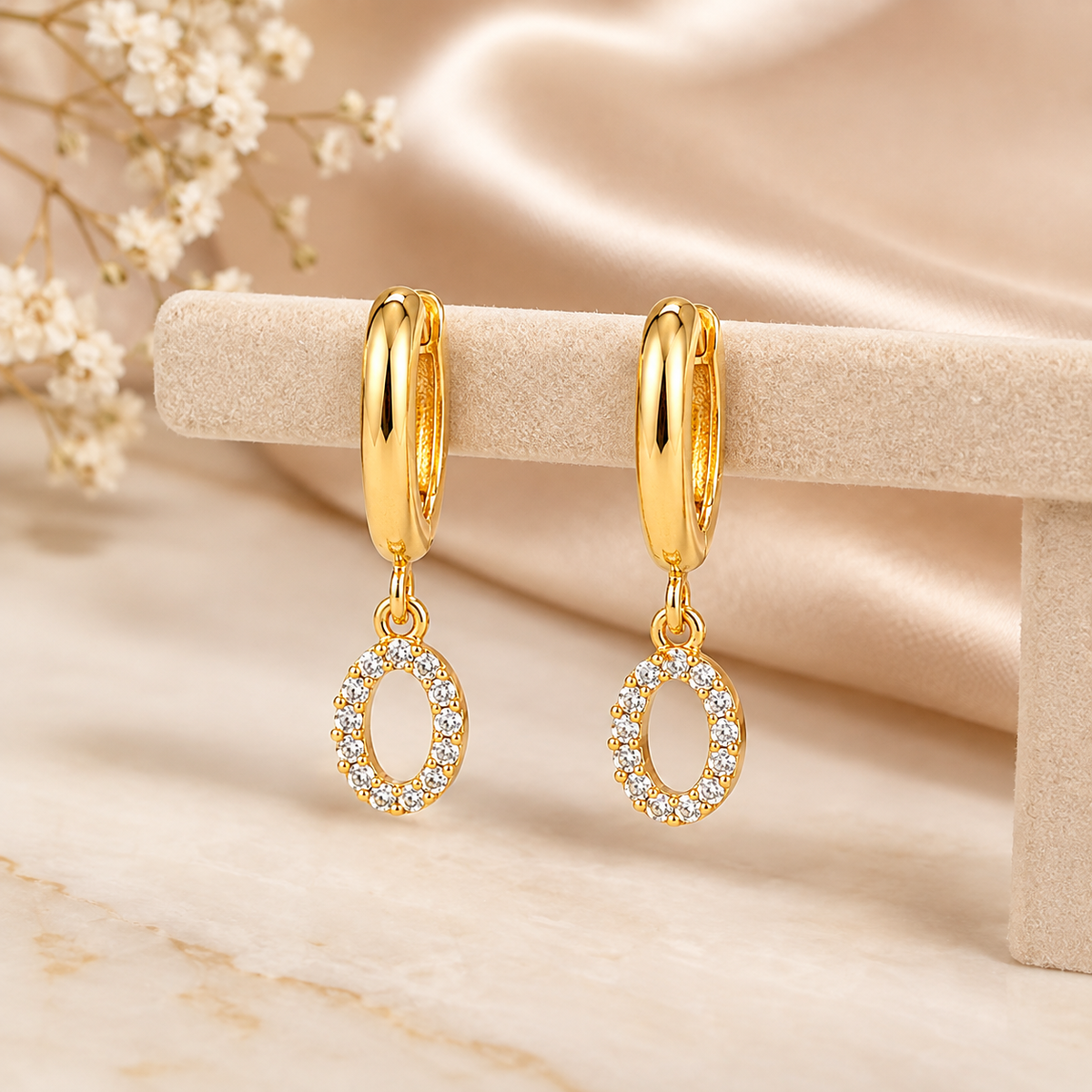 Miayaa Statement Oval Hoops